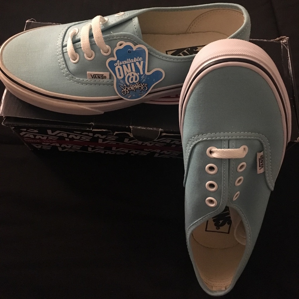Brand New Blue Vans Women’s Size 6.5